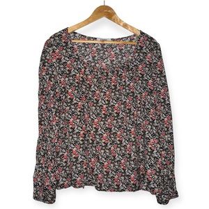 Floral Spring long sleeve blouse